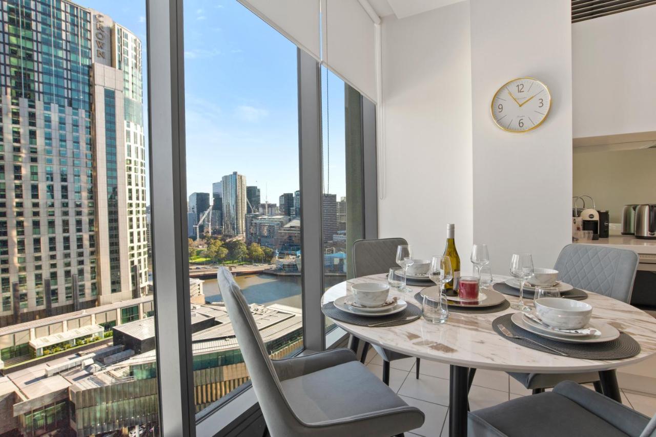 Sophisticated Designer Condo W River & City Views Melbourne Esterno foto